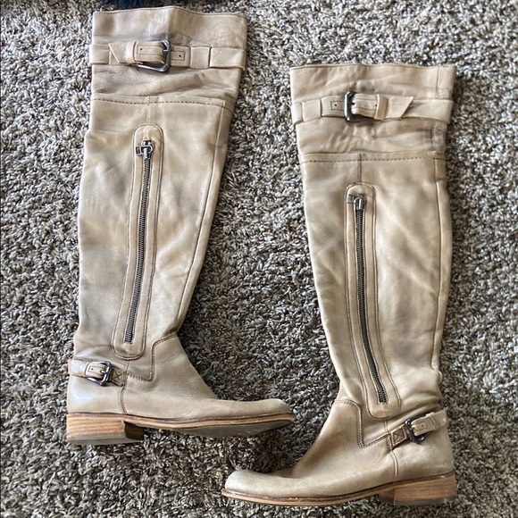 Steven By Steve Madden Tan Knee-High Boots - Picture 1 of 3
